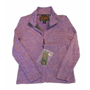 NWT Trailcrest Womens Full Zip Jacket Purple Outdoor Active Size Large NOS